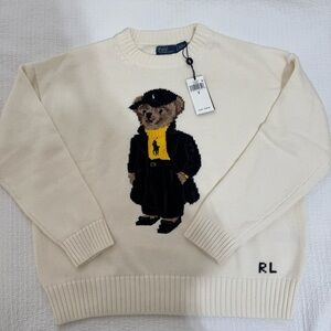 Polo bear sweater by Ralph Lauren, S but oversized